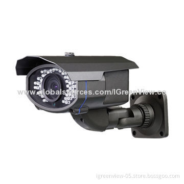 China Manufacturer Waterproof IR Bullet Camera, 1,200TVL for Security System